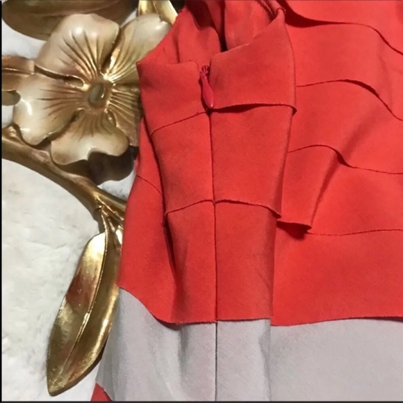 C. Luce Layered One Shoulder Ruffle Dress Size L - Picture 5 of 9